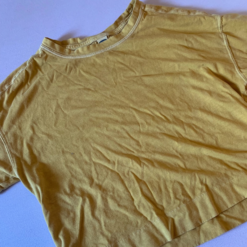 OLD NAVY Yellow T-Shirt- L/10-12